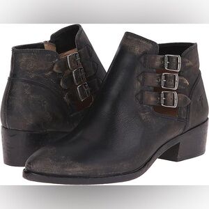 FRYE Black Women’s Ray Belted-STO Boot Size 7.5